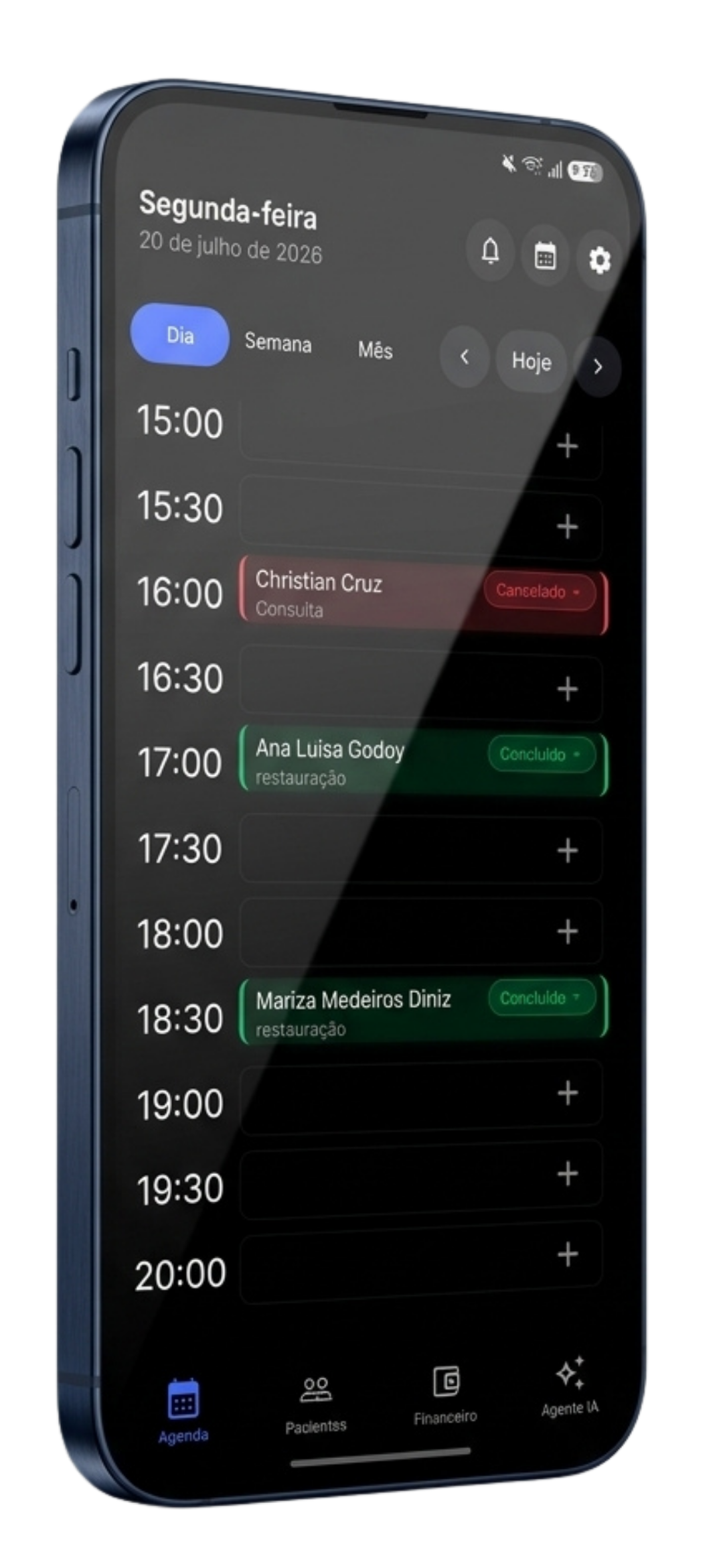 Agenda inteligente do Lyra